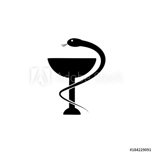500x500 Medical Snake Symbol Icon Medicine Icon Element Treatment Icon