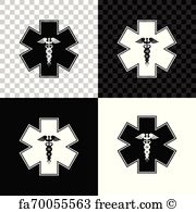 180x195 Free Medical Symbol Caduceus Snake With Stick Art Prints And Wall