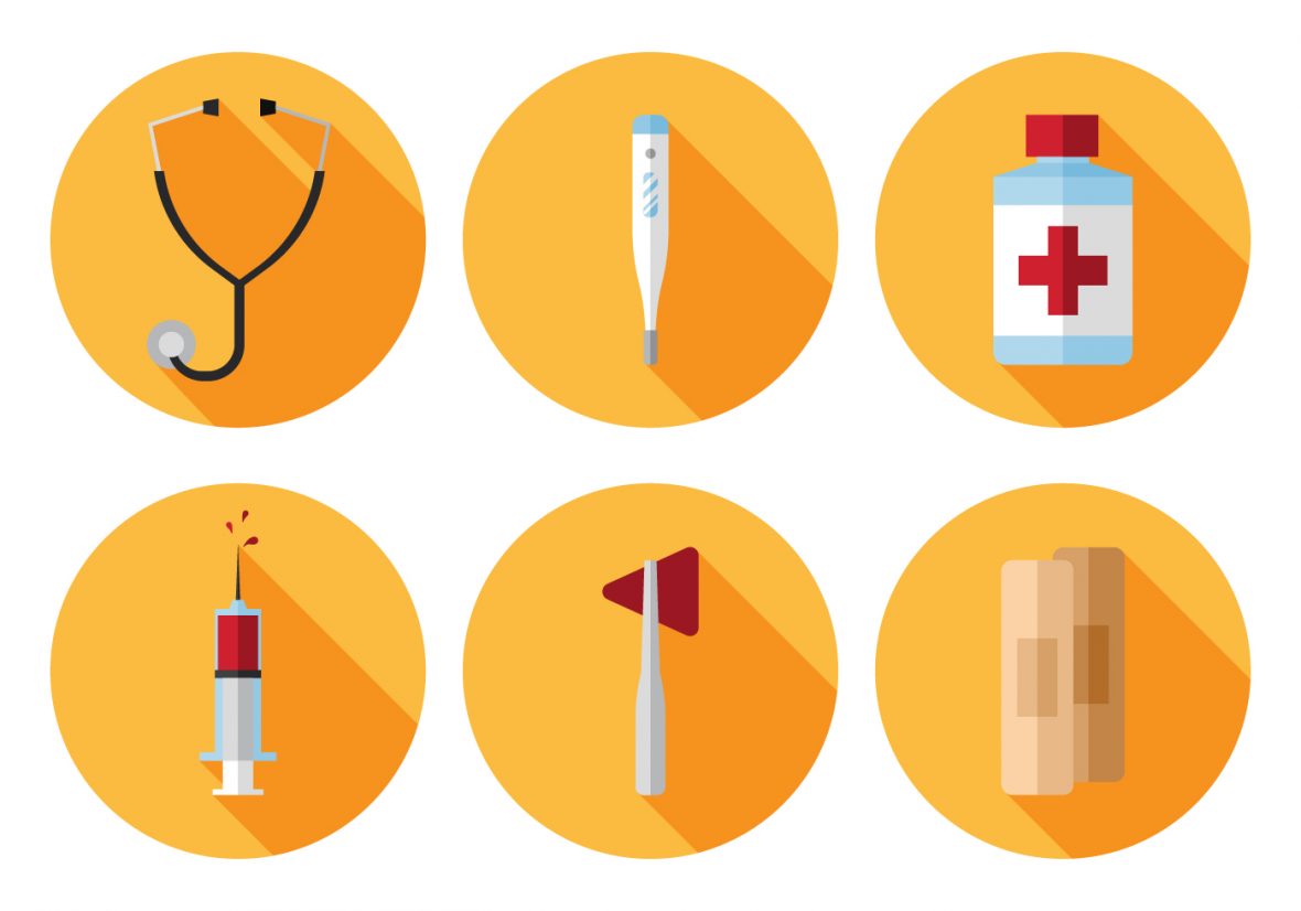 1180x826 Vector Medical Icon Set