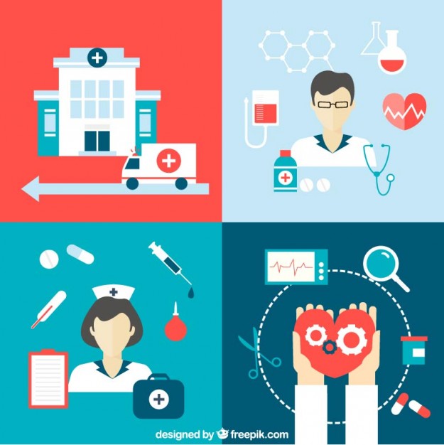 625x626 Medical Icons Vector Free Download