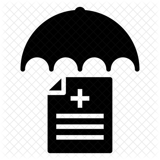 512x512 Medical Insurance Icon Of Glyph Style