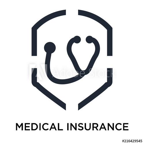 500x500 Medical Insurance Icon Vector Sign And Symbol Isolated On White