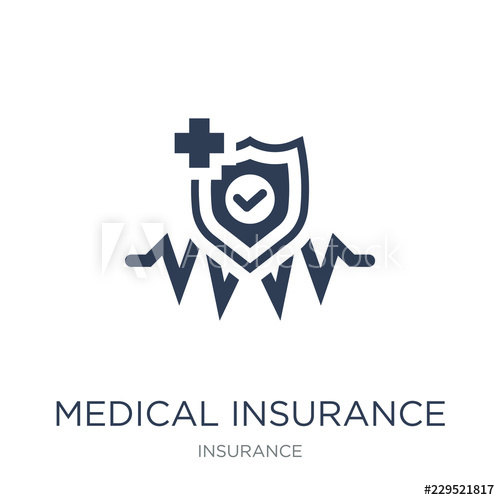 500x500 Medical Insurance Icon Trendy Flat Vector Medical Insurance Icon
