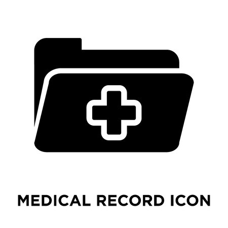 450x450 Medical Record Icon Vector Isolated On White Background, Logo