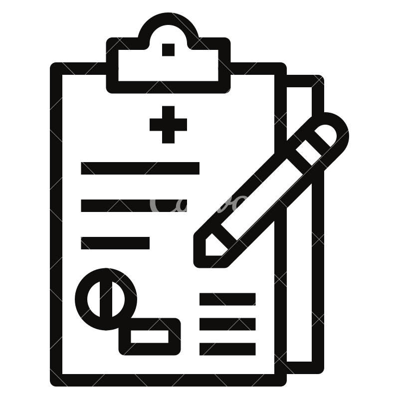 800x800 Medical History Medical Report Hospital Analytics Icon