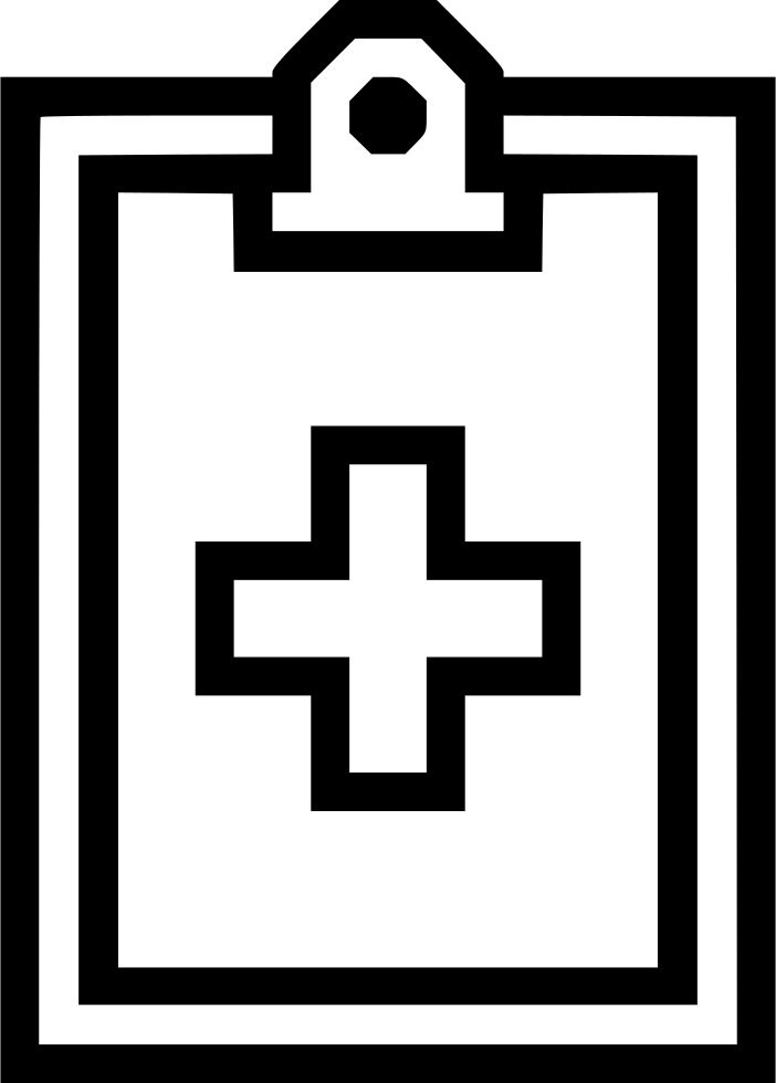 702x980 Medical Report Pulse Clipboard Cross Png Icon Free