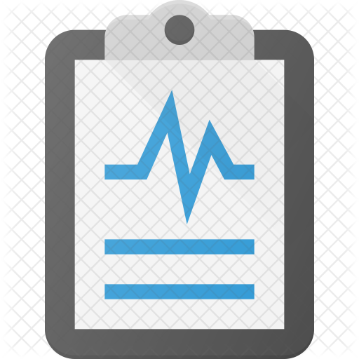 512x512 Medical Report Icon Of Flat Style