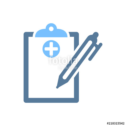 500x500 Checklist Medical Report Icon Stock Image And Royalty Free