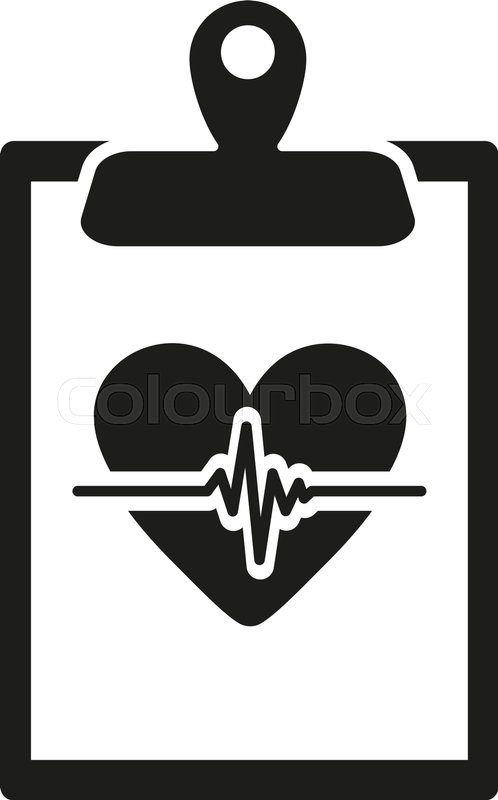 498x800 The Medical Report Icon Medical And Stock Vector Colourbox
