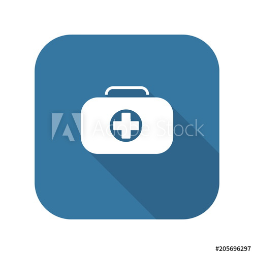 500x500 First Aid Kit Symbol And Medical Services Icon