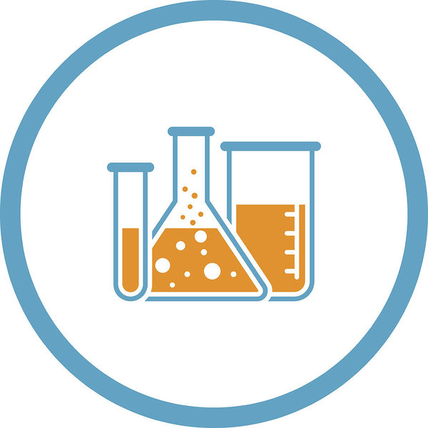 600x600 Laboratory And Medical Services Icon Flat Design Art Print