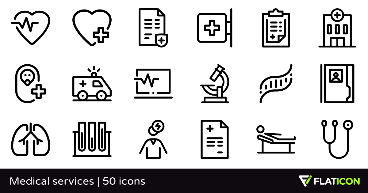 1200x630 Medical Services Free Icons