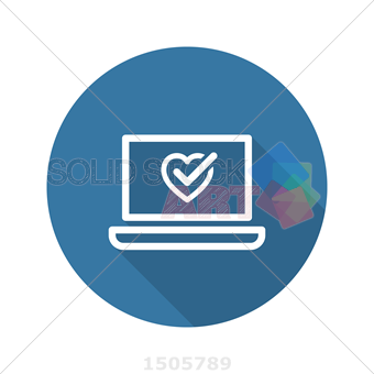 340x340 Stock Photo Of Online Health Tests And Medical Services Icon Flat