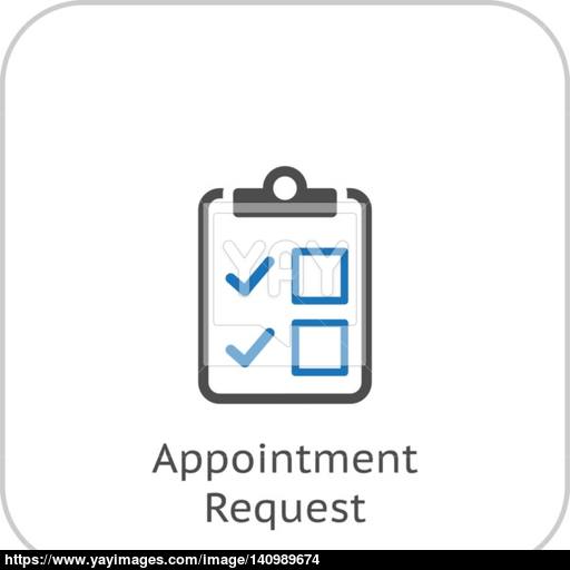 512x512 Appointment Request And Medical Services Icon Flat Design Vector