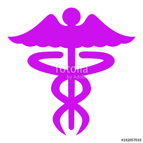 500x500 Caduceus Medical Symbol Icon Stock Image And Royalty Free Vector