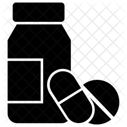 256x256 Medication Icon Of Glyph Style