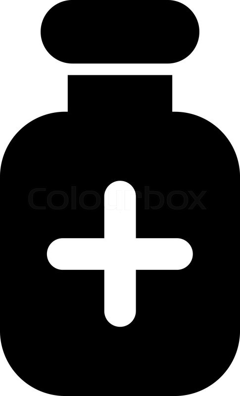 485x800 Medication Vial Vector Icon Style Is Stock Vector Colourbox
