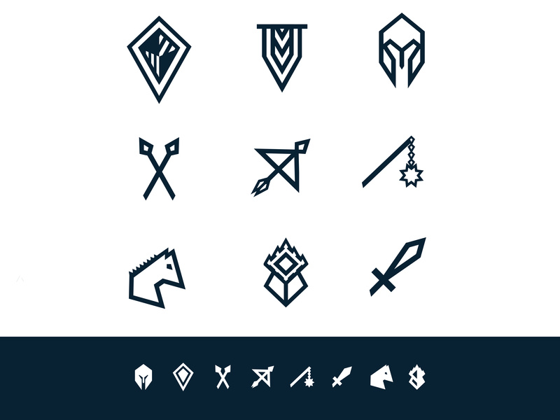 800x600 Full Medieval Icon Set