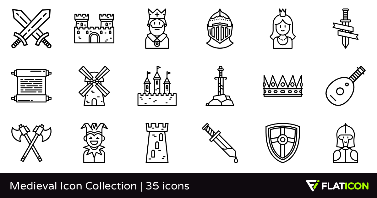 1200x630 Medieval Icon Collection Free Icons