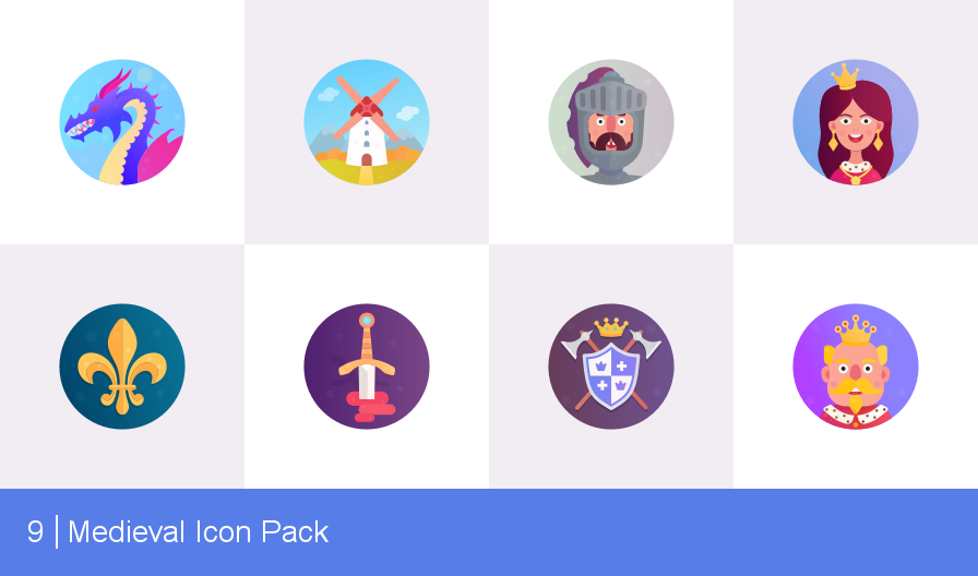 896x528 Download Medieval Icon Pack
