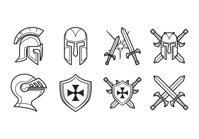 700x490 Free Medieval Icon Vector