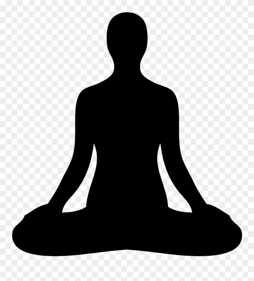 880x972 Meditation Clipart Icon