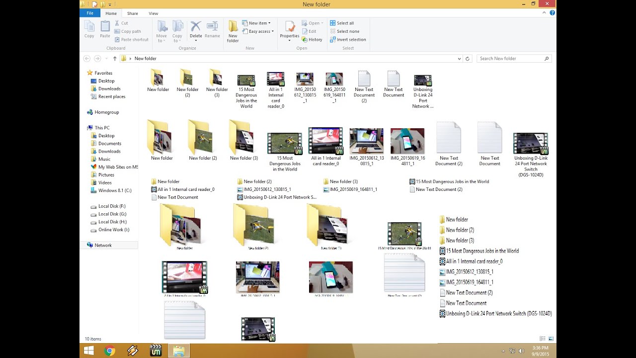 1280x720 Shortcut Key To View Icons