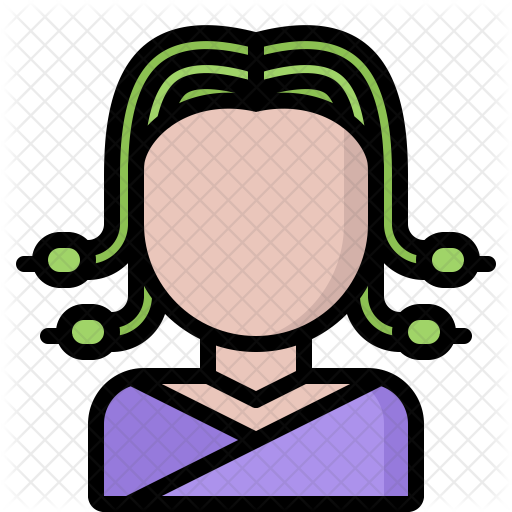 512x512 Medusa Icon Of Colored Outline Style