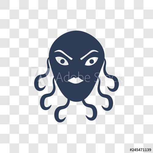 500x500 Female Medusa Icon Vector