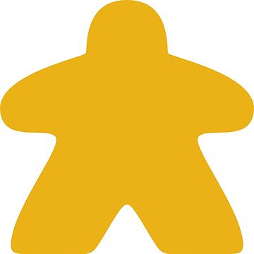 360x360 Yellow Meeple Pullover Hoodie