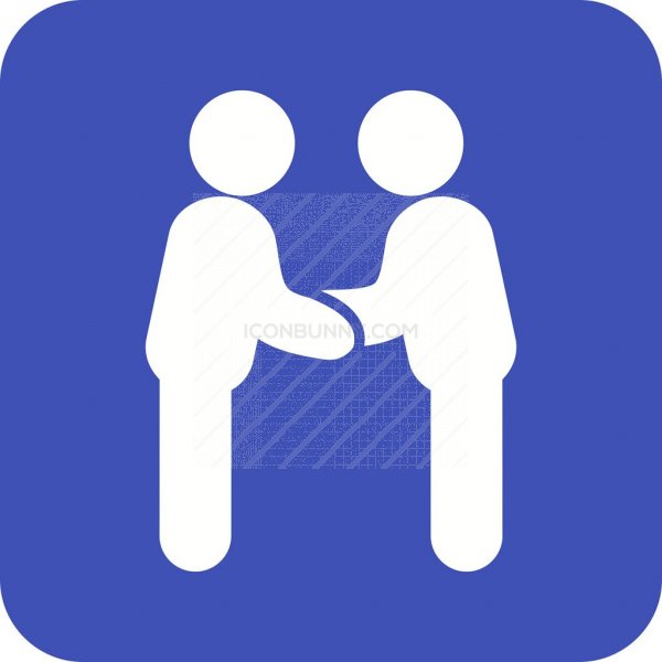 600x600 Client Meetup Flat Round Corner Icon
