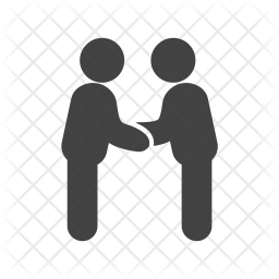 256x256 Client Meetup Icon Of Glyph Style