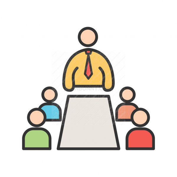 600x600 Meeting Line Filled Icon