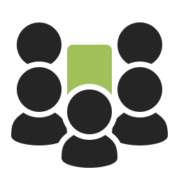256x256 Users Meeting Icon Iconexperience