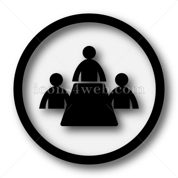 600x600 Meeting Room Simple Icon Meeting Room Simple Button
