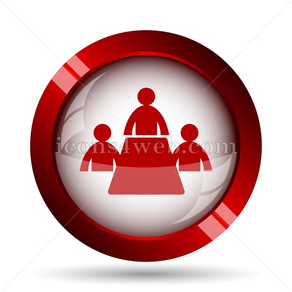 600x600 Meeting Room Website Icon High Quality Web Button