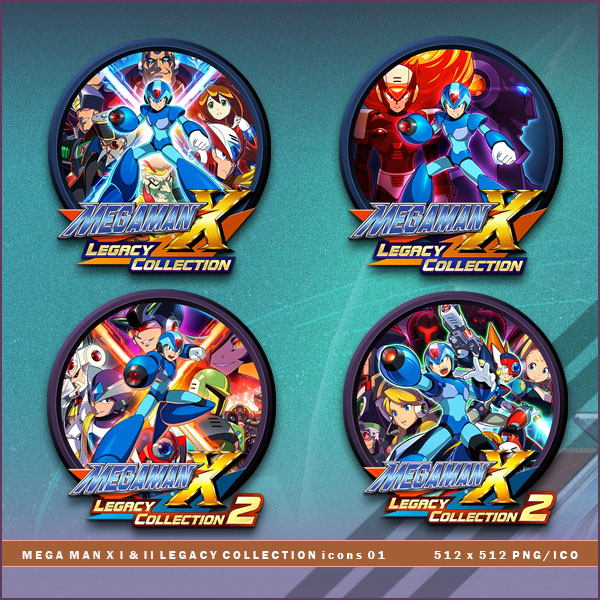 600x600 Mega Man X Legacy Collection I And Ii Icons