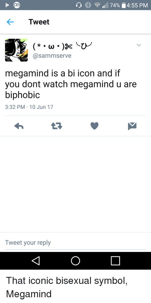 500x999 N Pm Tweet Serve Megamind Is A Bi Icon And If You Dont