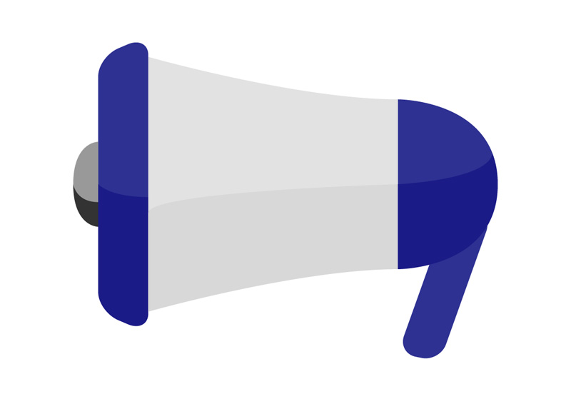 Megaphone Flat Icon Superawesomevectors 800x566 Megaphone Flat Icon Superawesomevectors