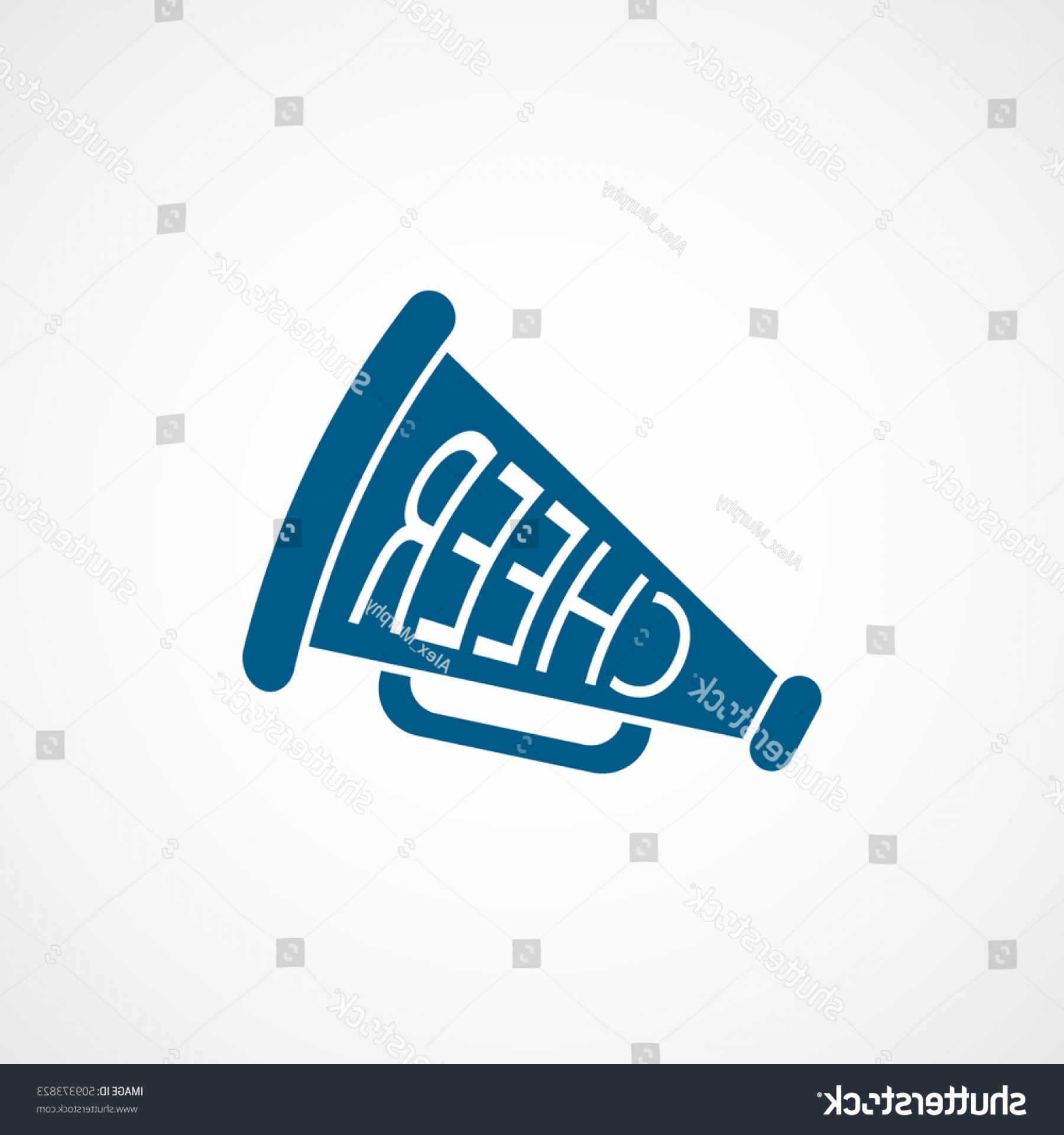 Cheer Megaphone Blue Flat Icon On Iniikim 1800x1920 Cheer Megaphone Blue Flat Icon On Iniikim