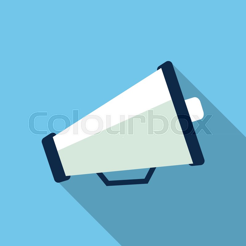 Megaphone Flat Icon Stock Vector Colourbox 800x800 Megaphone Flat Icon Stock Vector Colourbox
