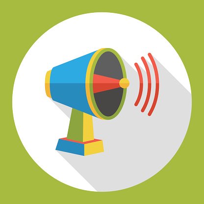 Voice Loudspeaker Flat Icon Stock Vectors 416x416 Voice Loudspeaker Flat Icon Stock Vectors