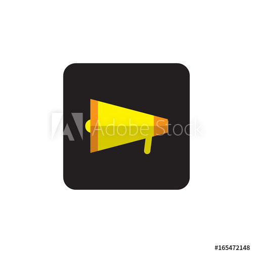Flat Icon Megaphone 500x500 Flat Icon Megaphone