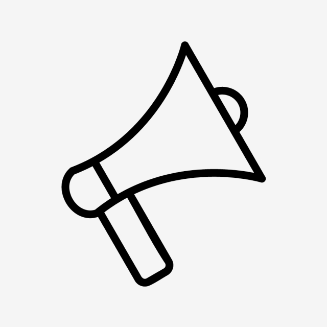 640x640 Vector Loudspeaker Icon, Bullhorn, Loudspeaker, Megaphone Icon Png