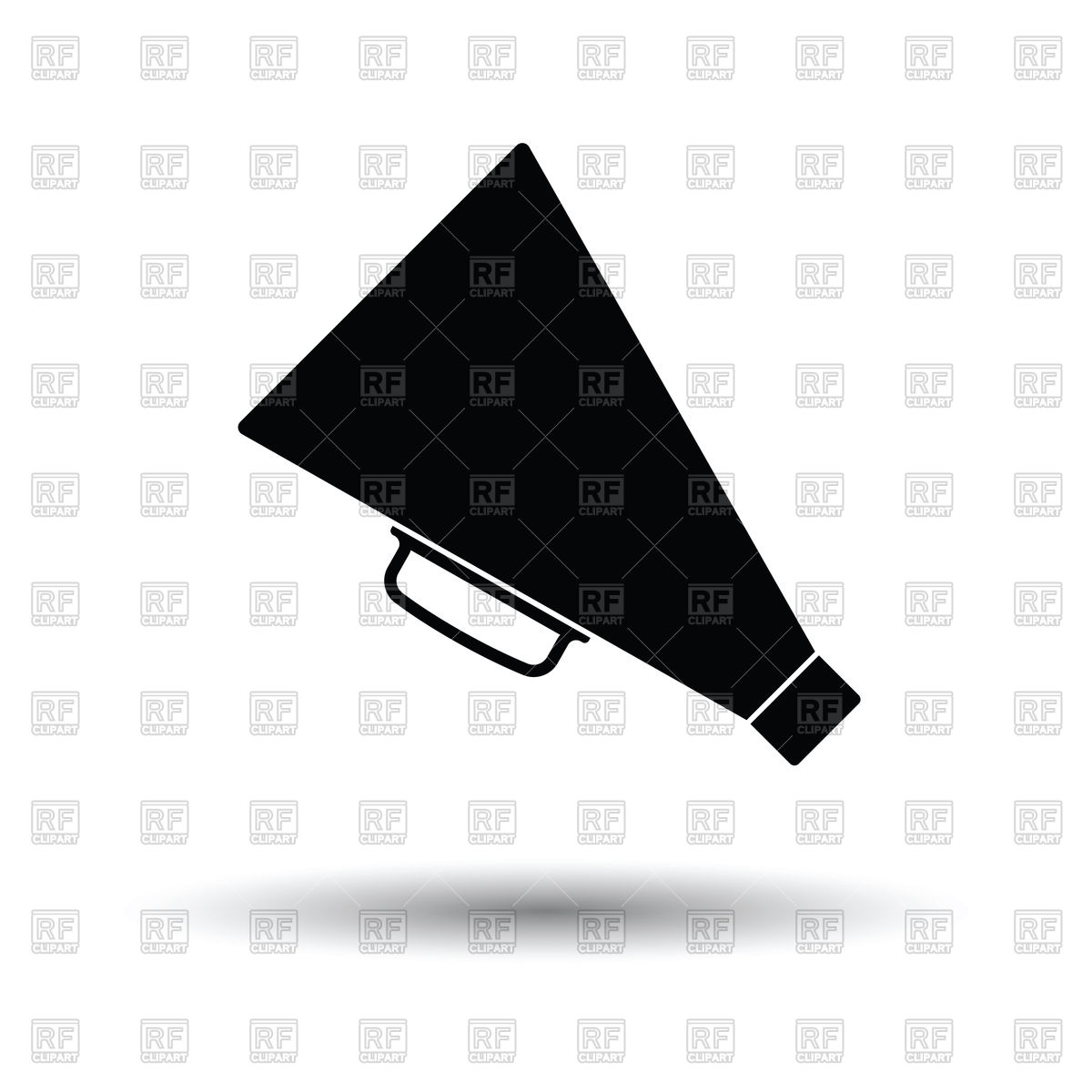 1200x1200 Director Megaphone Icon Vector Image Of Signs, Symbols, Maps