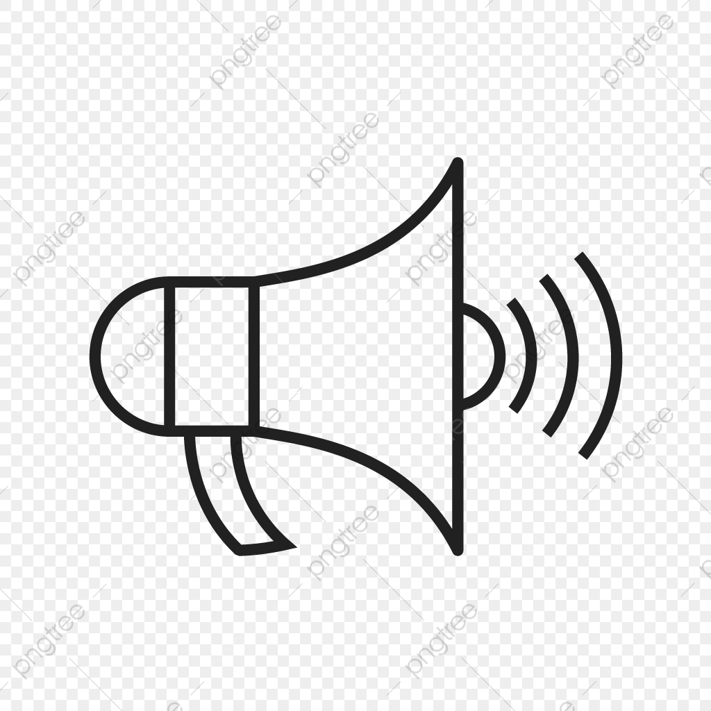Megaphone Line Black Icon, Megaphone, Speaker, Loud Png 1024x1024 Megaphone Line Black Icon, Megaphone, Speaker, Loud Png