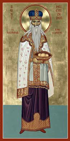 240x480 St Melchizedek Orthodox Icon Mounted Orthodox Icons Of M Saints