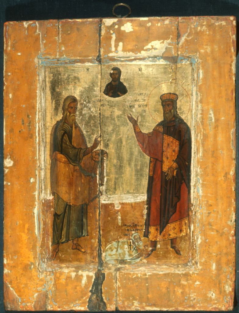 783x1024 Abraham And Melchizedek The Sinai Icon Collection