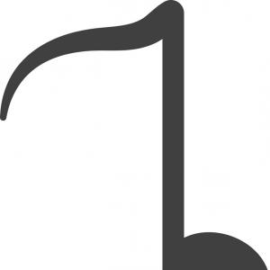 300x300 Music Note Sound Melody Icon Graphic Vector Studiogrfx