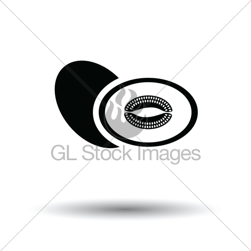 500x500 Melon Icon Gl Stock Images